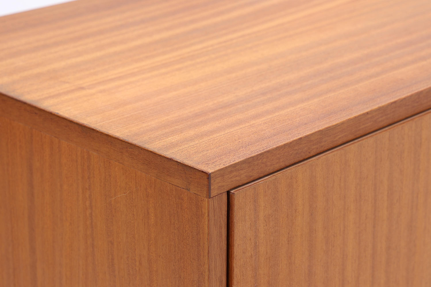 Vintage Kommode mit Schiebetüren | Mid Century 60er Holz Schrank