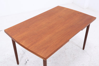 Vintage Teak Esstisch | Mid Century ausziehbarer Küchentisch 60er Jahre Holz