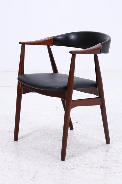 Vintage Teak Stuhl von Th. Harlev für Farstrup Møbler | Danish Design Mid Century Esszimmerstuhl