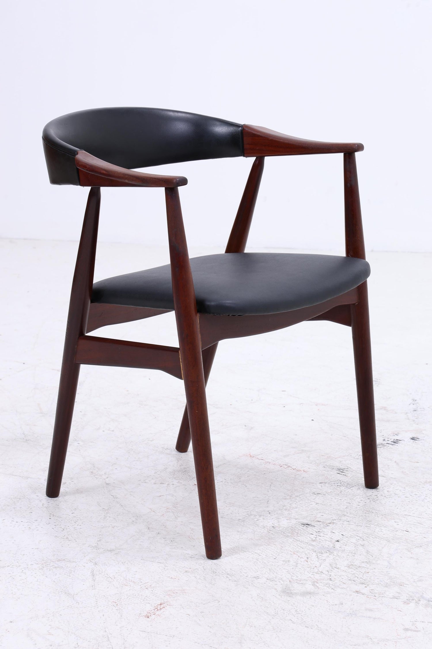 Vintage Teak Stuhl von Th. Harlev für Farstrup Møbler | Danish Design Mid Century Esszimmerstuhl