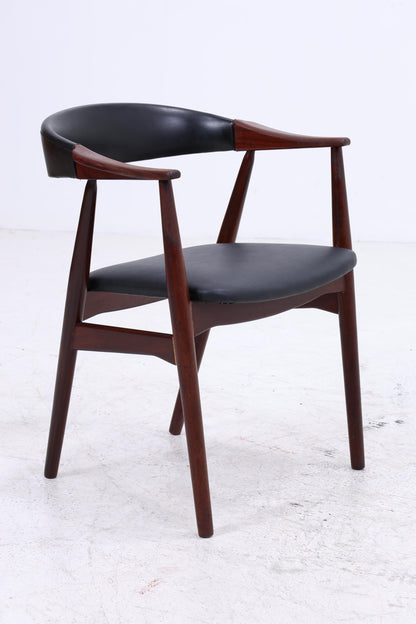 Vintage Teak Stuhl von Th. Harlev für Farstrup Møbler | Danish Design Mid Century Esszimmerstuhl