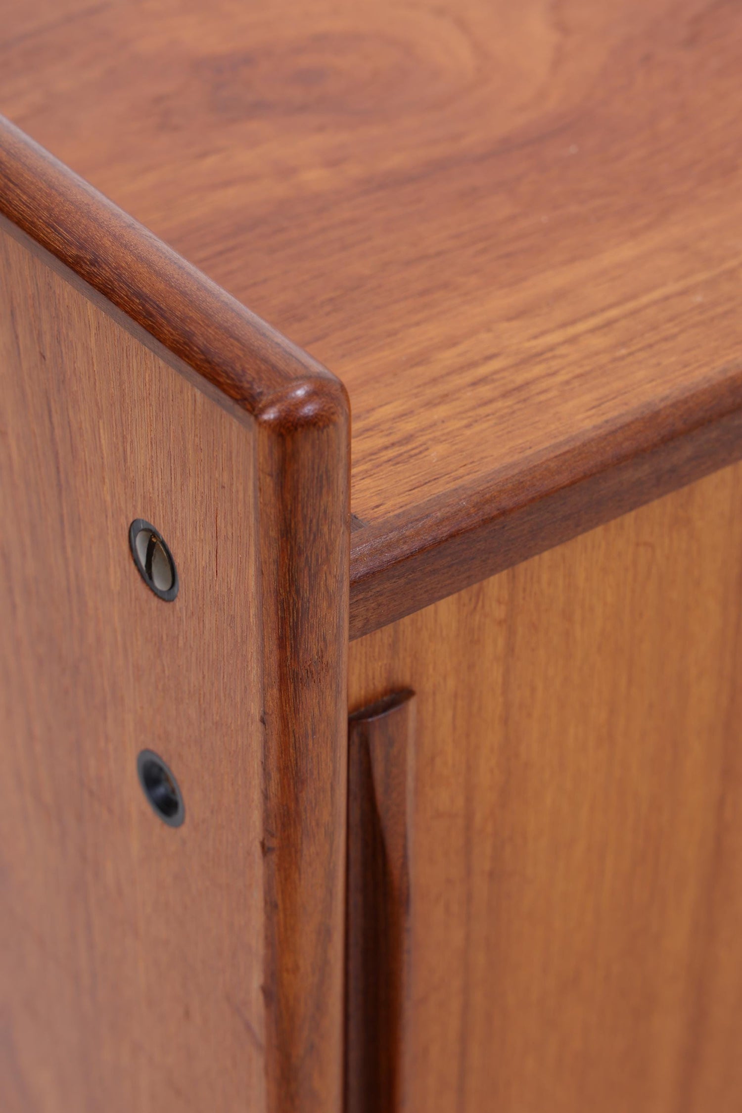 Vintage Teak Kommode mit Schiebetüren | Mid-Century Schrank Danish Modern