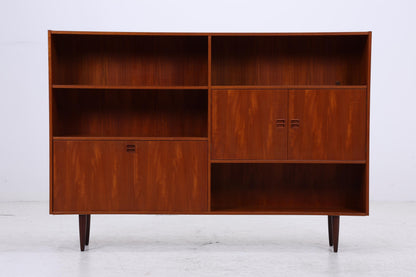 Vintage Teak Highboard 60er Jahre | Mid Century Sideboard Schrank Holz Aufbewahrung