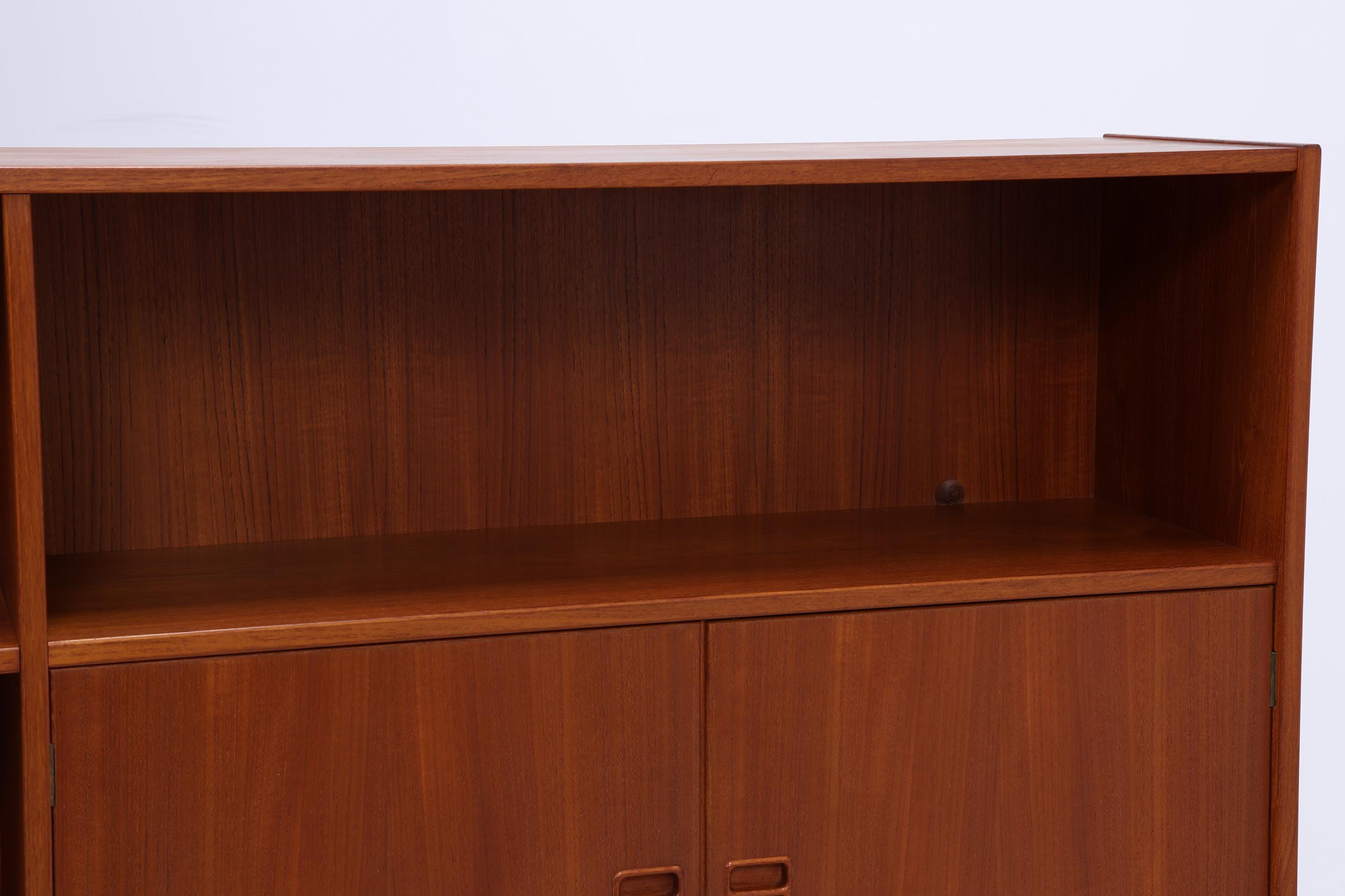 Vintage Teak Highboard 60er Jahre | Mid Century Sideboard Schrank Holz Aufbewahrung