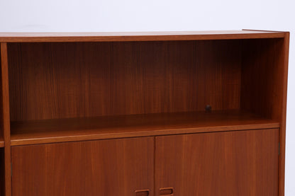 Vintage Teak Highboard 60er Jahre | Mid Century Sideboard Schrank Holz Aufbewahrung