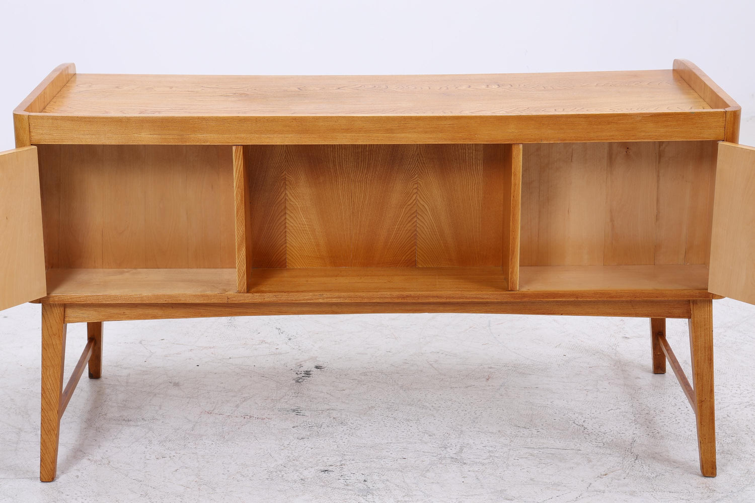 Vintage Schreibtisch aus Esche | Mid-Century Bürotisch 60er Jahre Design