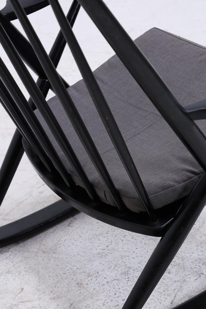 Vintage Schaukelstuhl Modell 182 Rocking Chair von Frank Reenskaug für Bramin | Danish Design Mid Century Sessel