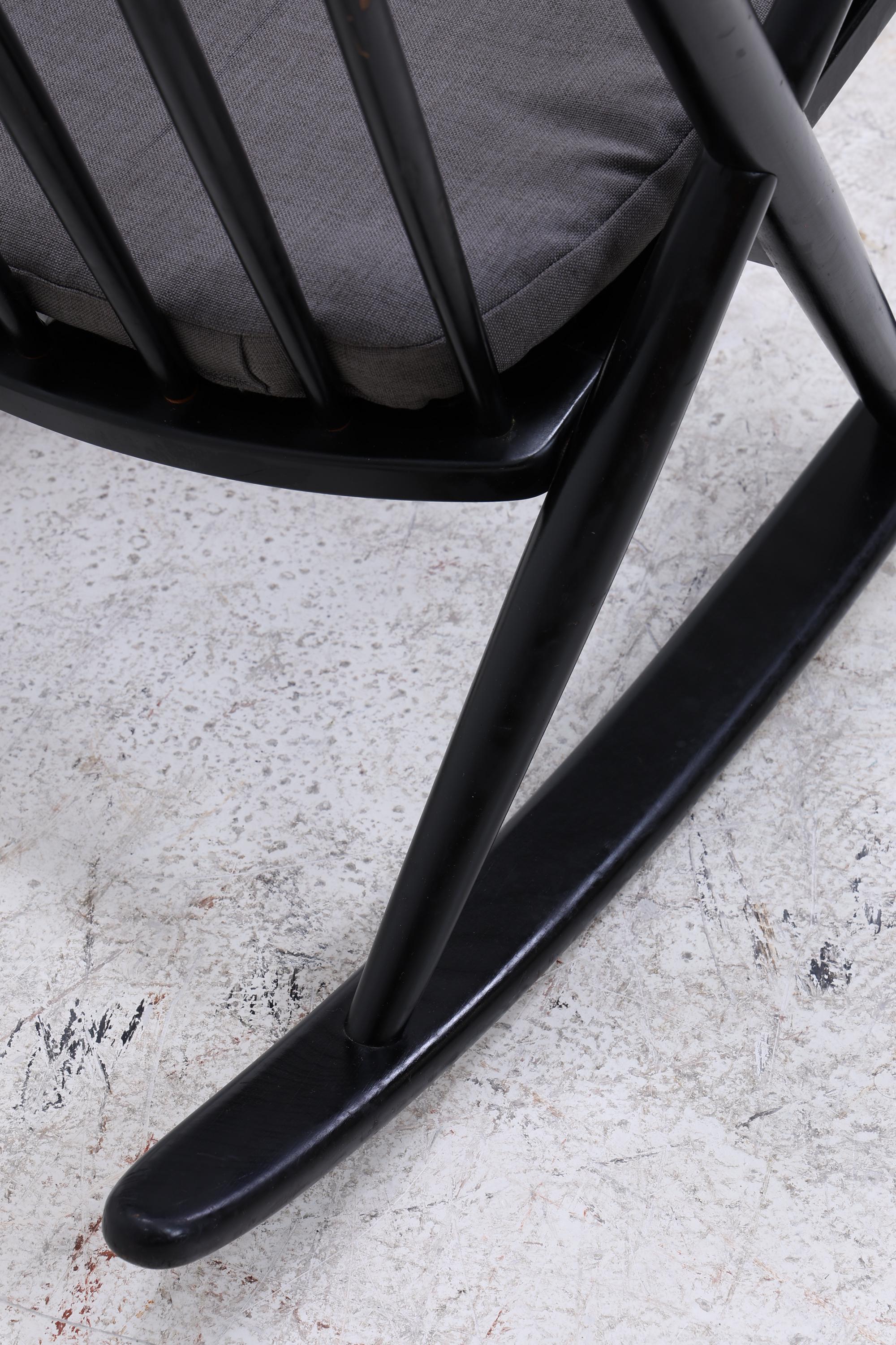Vintage Schaukelstuhl Modell 182 Rocking Chair von Frank Reenskaug für Bramin | Danish Design Mid Century Sessel