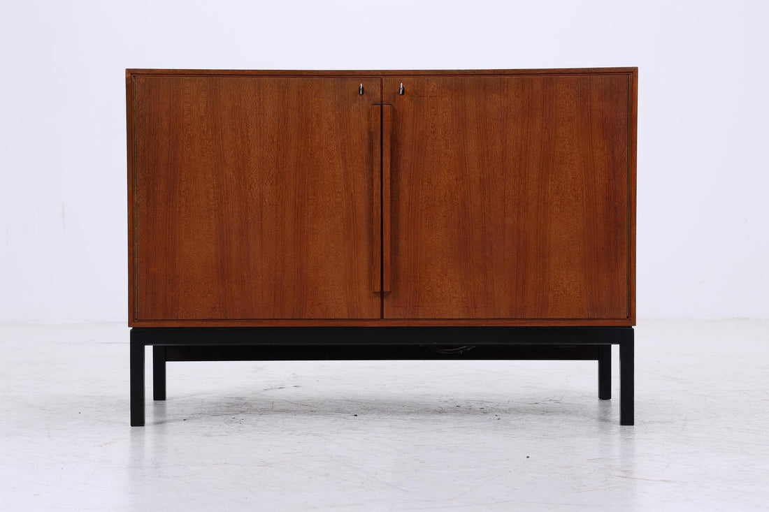 Vintage Teak Barschrank von Bernadotte &amp; Björn für Atlas Silkeborg | Mid Century Minibar mit Kühlschrank
