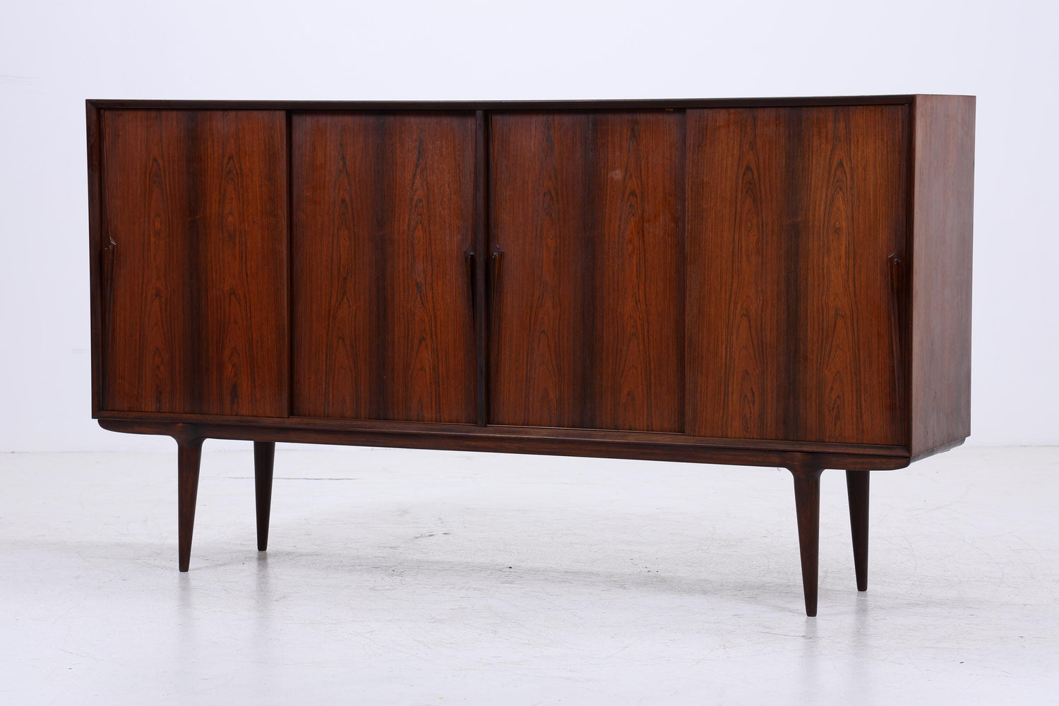 Vintage Palisander Highboard von Omann Jun | Mid Century Sideboard Schubladen Schrank Holz Aufbewahrung