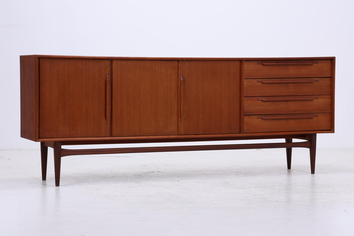 Vintage Teak Sideboard von Heinrich Riestenpatt für RT Möbel | Mid Century Modell RT200 Anrichte Retro Holz Aufbewahrung