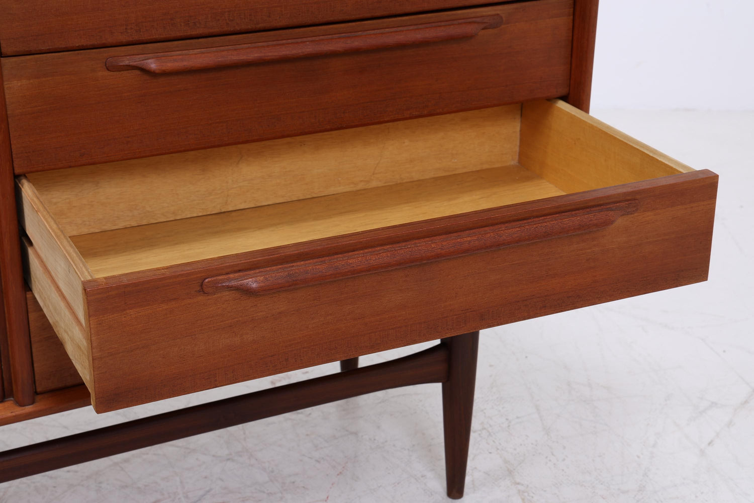Vintage Teak Sideboard von Heinrich Riestenpatt für RT Möbel | Mid Century Modell RT200 Anrichte Retro Holz Aufbewahrung