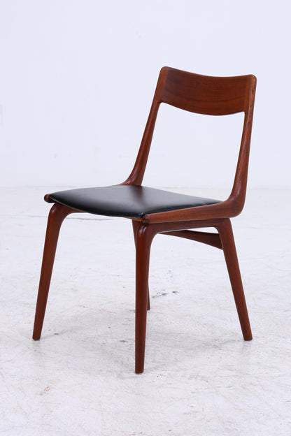 4er Set Modell 370 Boomerang Stühle aus Teak von Alfred Christensen für Slagelse | Mid Century Danish Design Stuhl