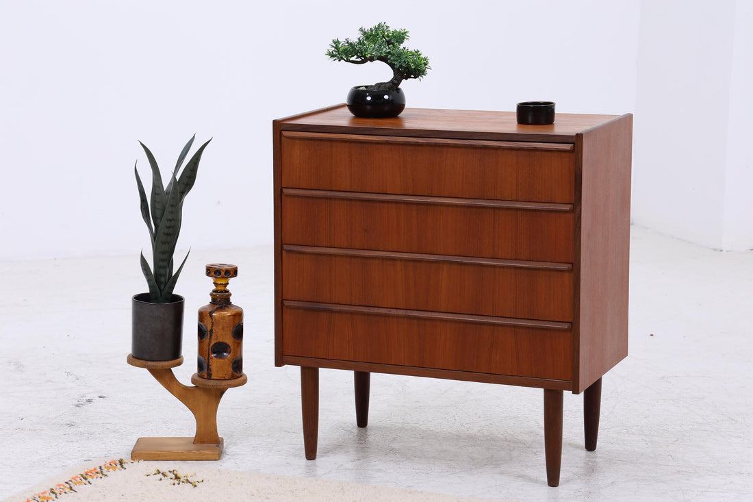 Vintage Teak Kommode | Mid-Century Schubladenkommode