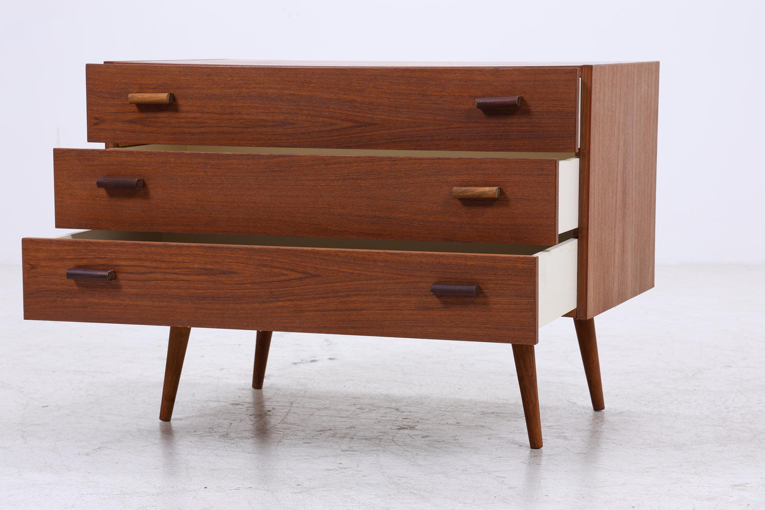 Vintage Teak Kommode | Mid-Century Schubladenkommode