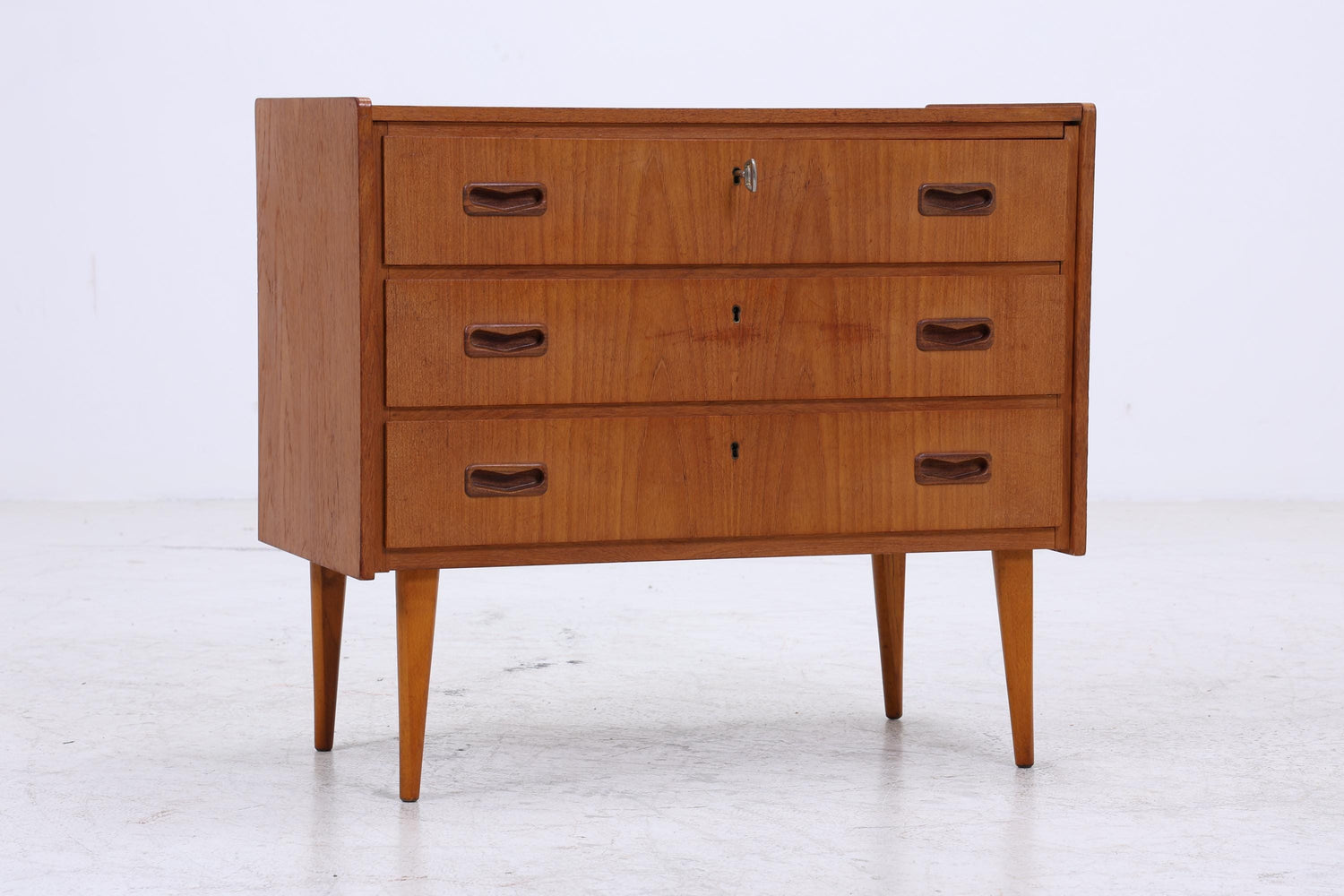 Vintage Teak Kommode | Mid-Century Schubladenkommode