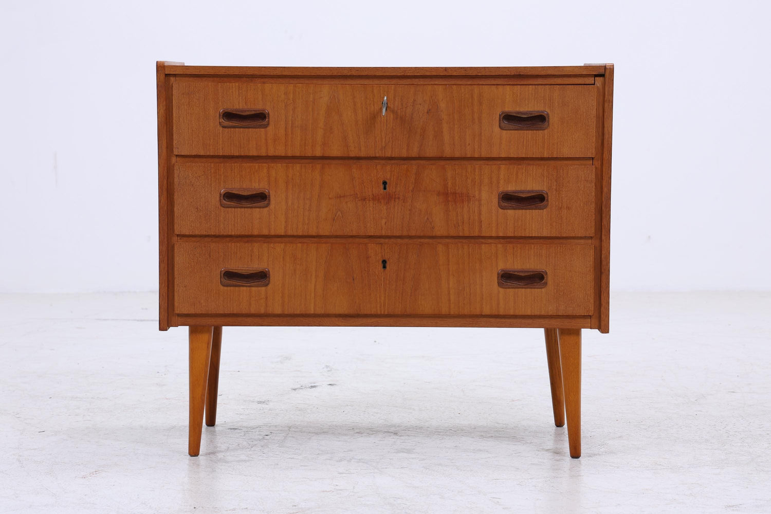 Vintage Teak Kommode | Mid-Century Schubladenkommode