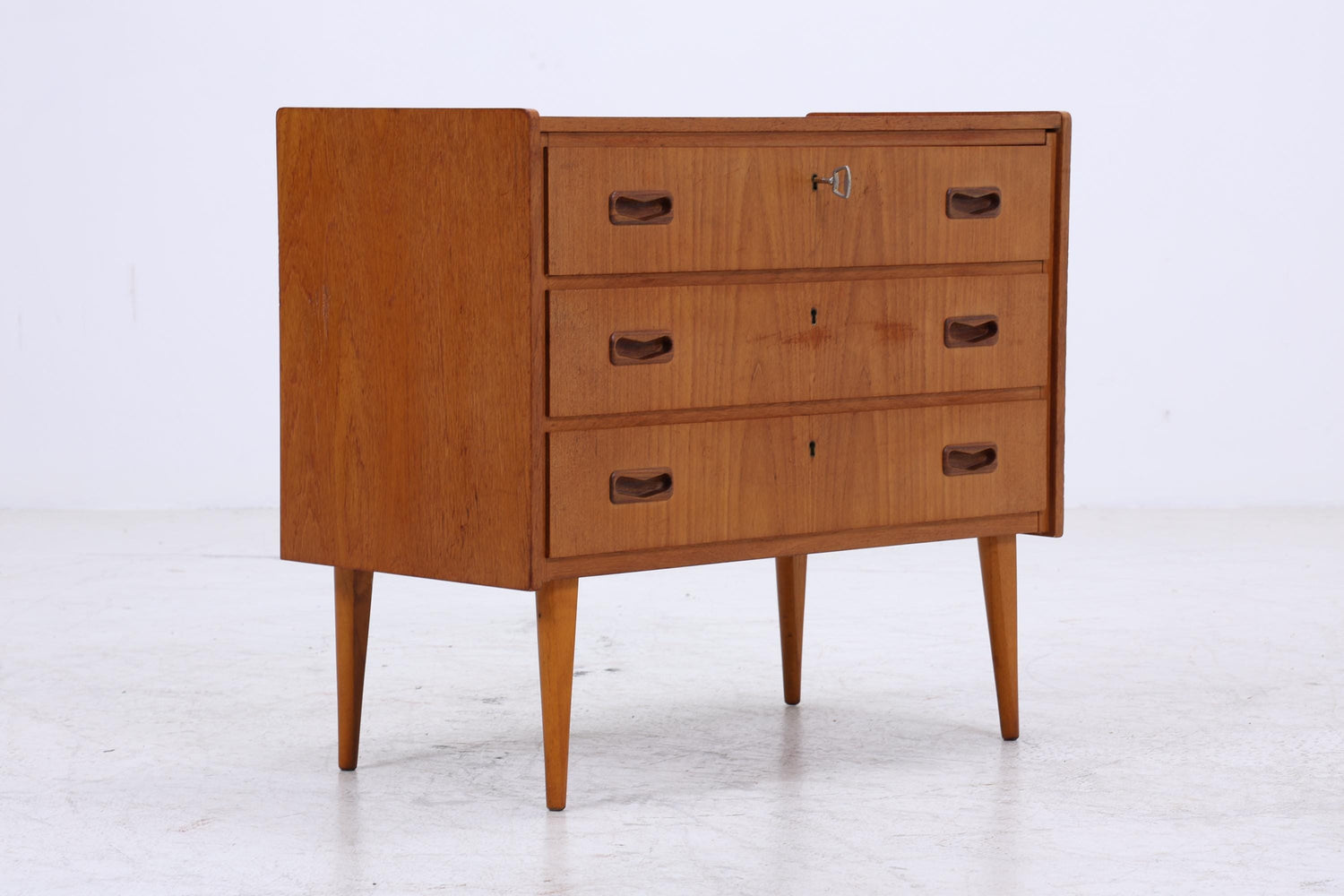 Vintage Teak Kommode | Mid-Century Schubladenkommode