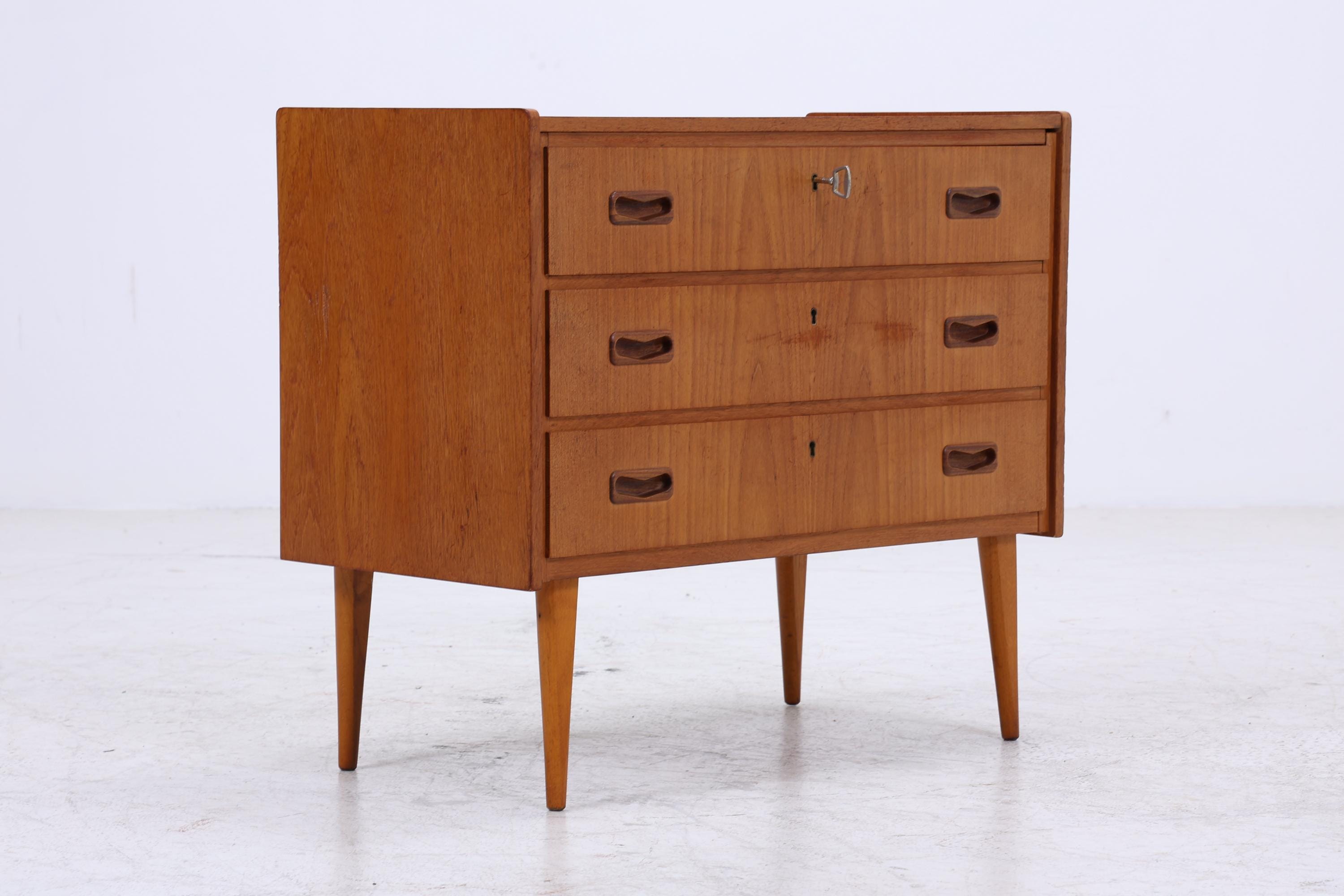 Vintage Teak Kommode | Mid-Century Schubladenkommode