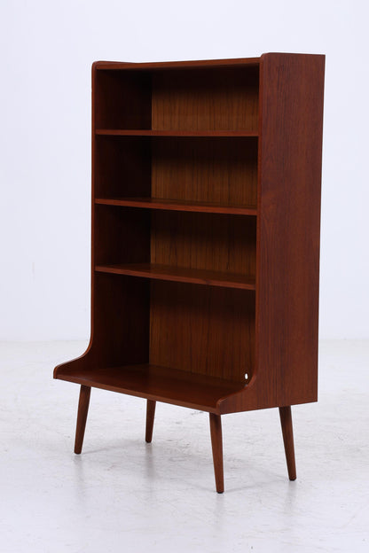 Vintage Teak Bücherregal | Mid Century Regal | 60er Retro Holz Aufbewahrung