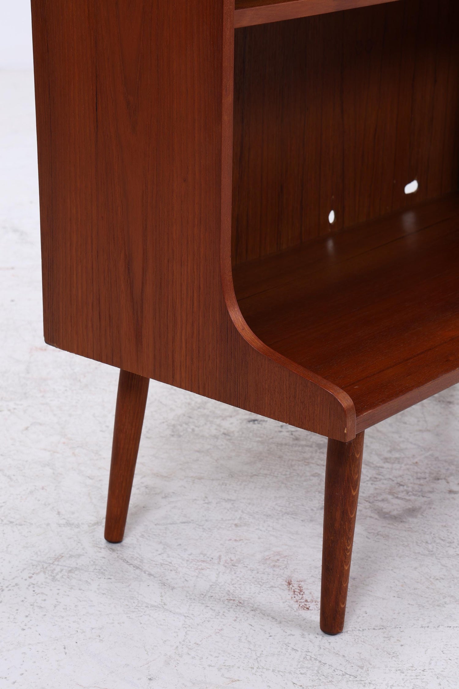 Vintage Teak Bücherregal | Mid Century Regal | 60er Retro Holz Aufbewahrung