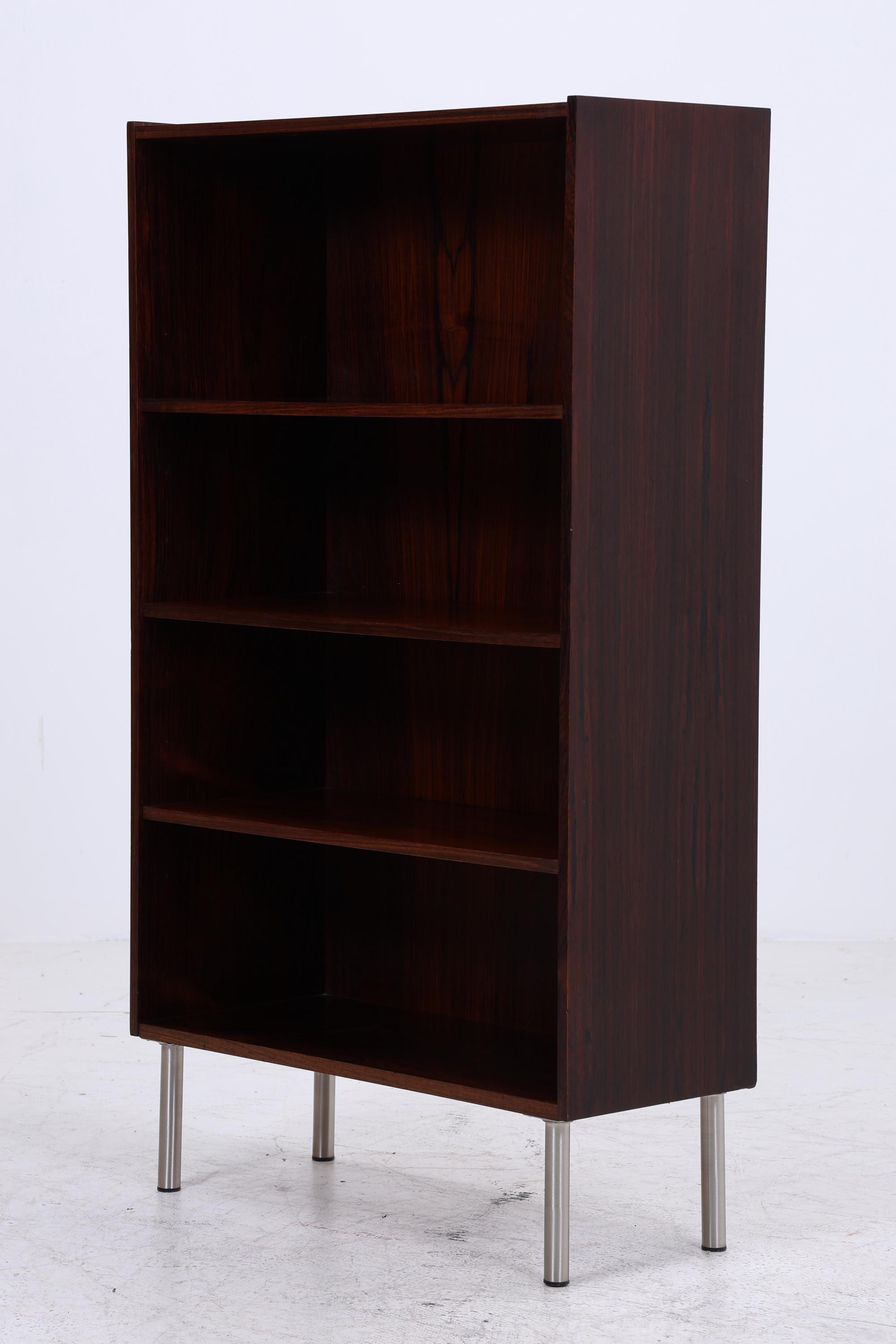 Vintage Palisander Bücherregal | Mid Century Regal | 60er Retro Holz Aufbewahrung
