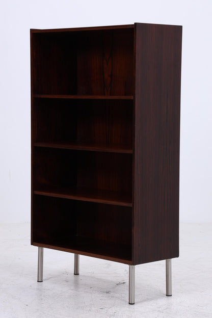 Vintage Palisander Bücherregal | Mid Century Regal | 60er Retro Holz Aufbewahrung