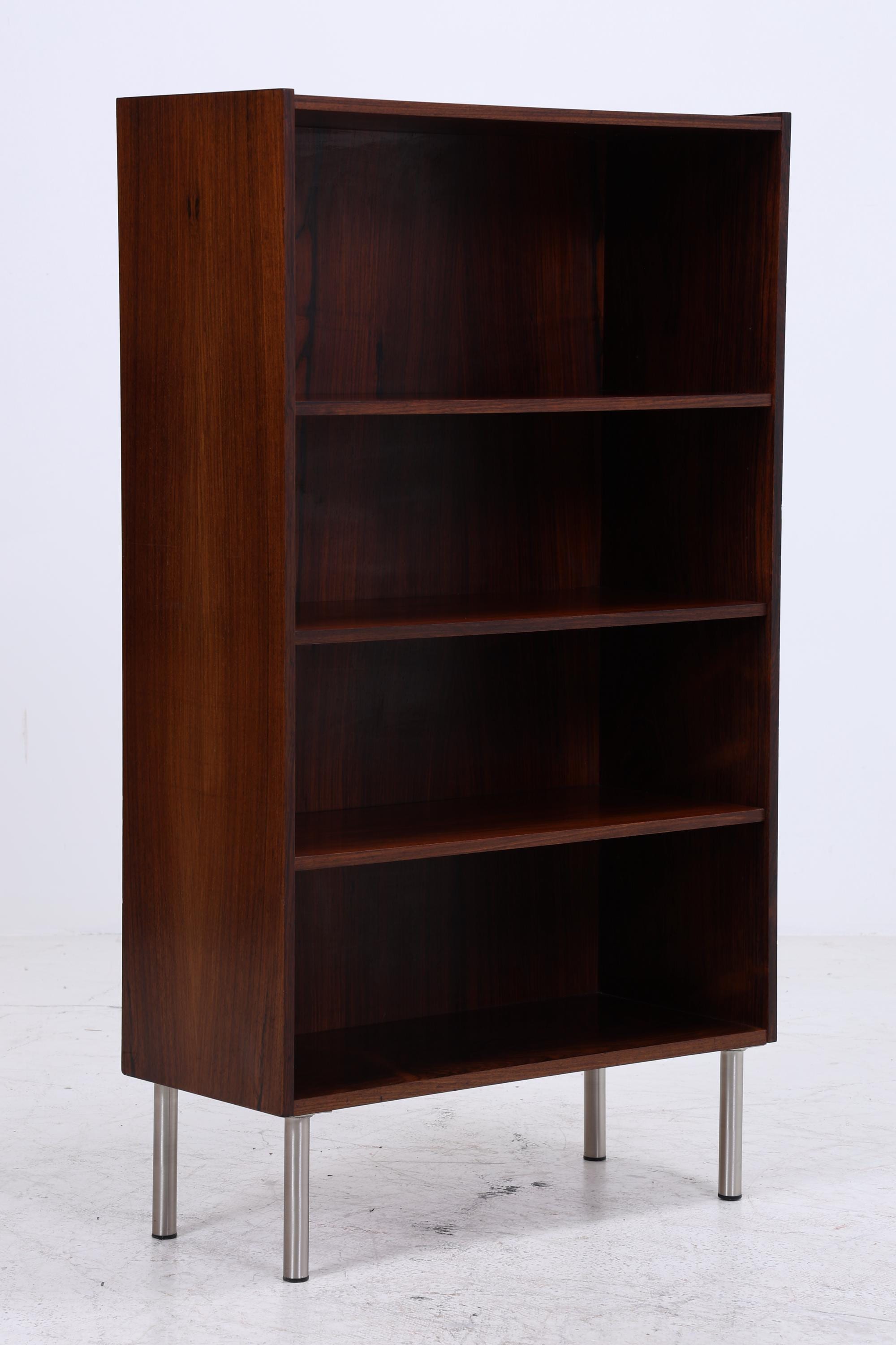 Vintage Palisander Bücherregal | Mid Century Regal | 60er Retro Holz Aufbewahrung