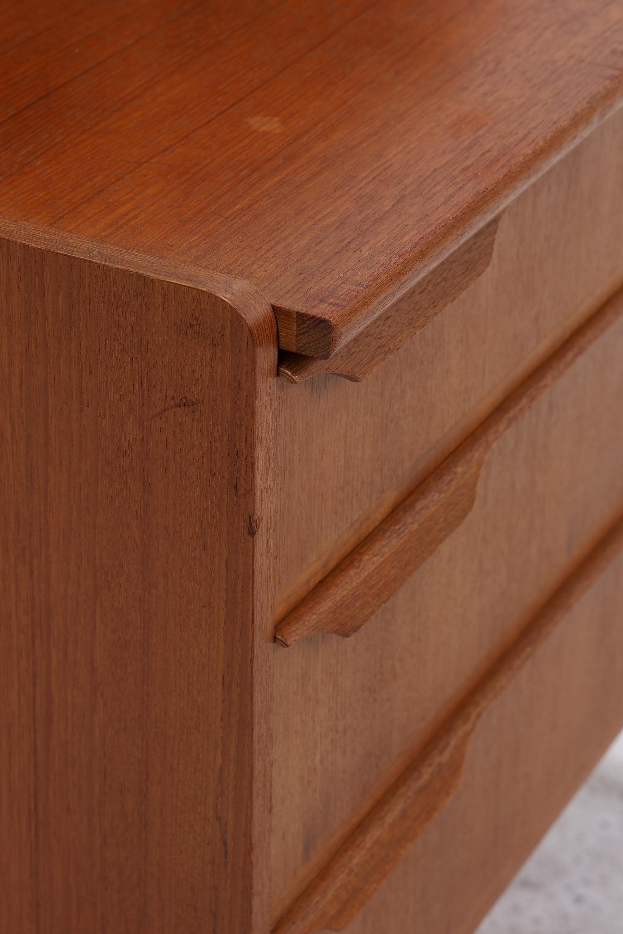 Vintage Teak Sekretär 60er Jahre | Mid Century Schrank Arbeitstisch Retro Holz Aufbewahrung Frisierkommode