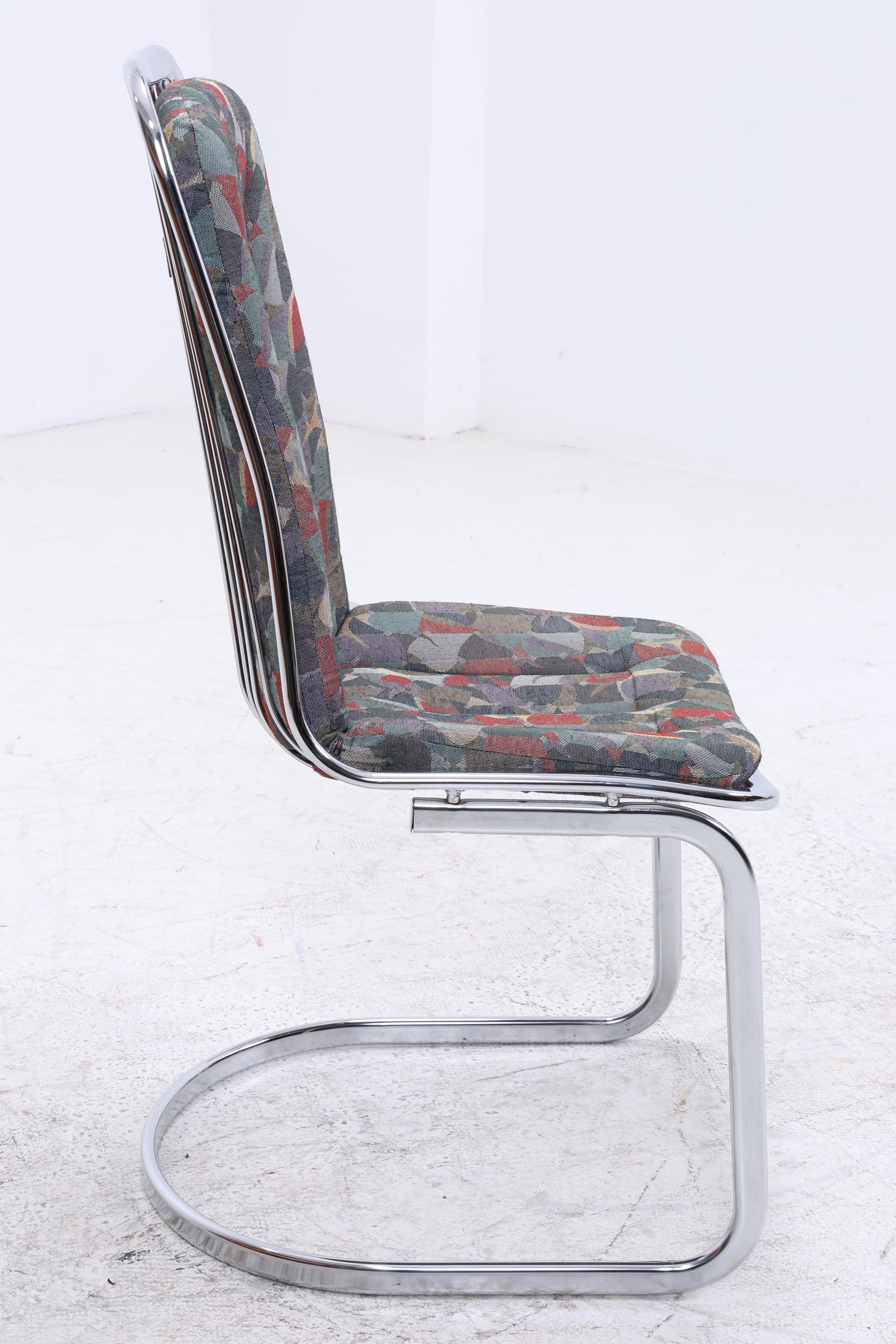 2er Set Freischwinger von GASTONE RINALDI | Mid Century Designklassiker | Vintage Stuhl | Retro Stuhl