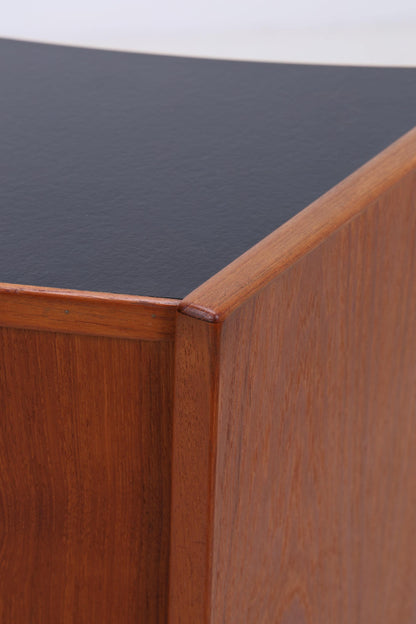 Seltene Vintage Teak Boomerang Bar von Erik Buch für Dyrlund | Mid Century Barschrank