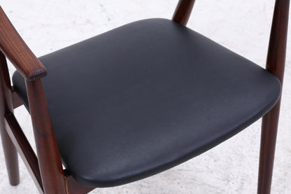 Vintage Teak Stuhl von Th. Harlev für Farstrup Møbler | Danish Design Mid Century Esszimmerstuhl