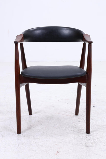 Vintage Teak Stuhl von Th. Harlev für Farstrup Møbler | Danish Design Mid Century Esszimmerstuhl