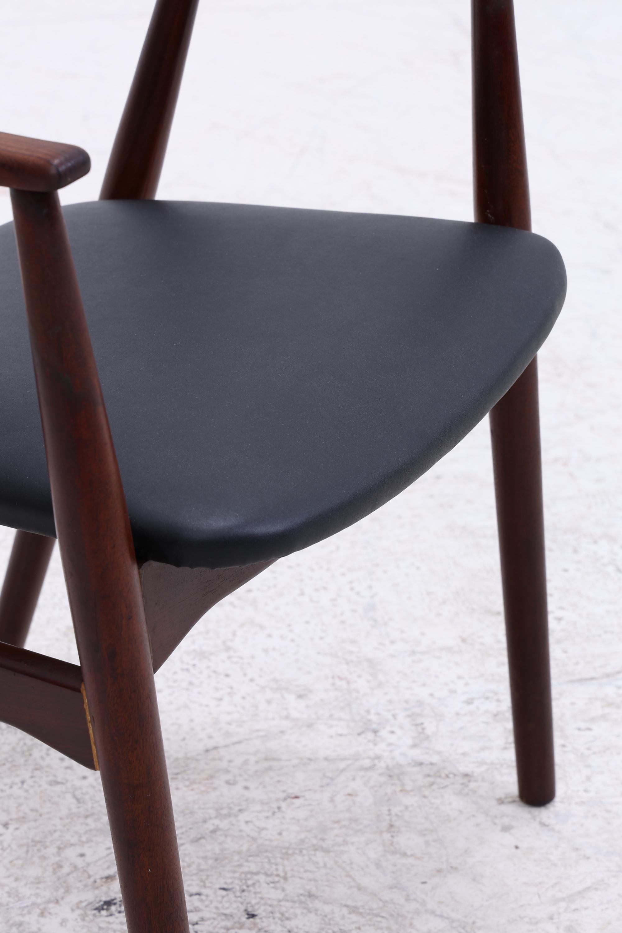 Vintage Teak Stuhl von Th. Harlev für Farstrup Møbler | Danish Design Mid Century Esszimmerstuhl