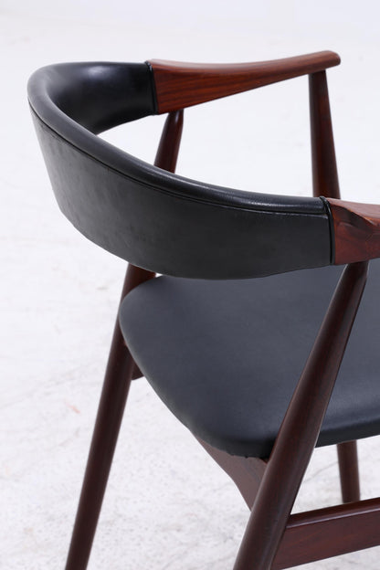 Vintage Teak Stuhl von Th. Harlev für Farstrup Møbler | Danish Design Mid Century Esszimmerstuhl