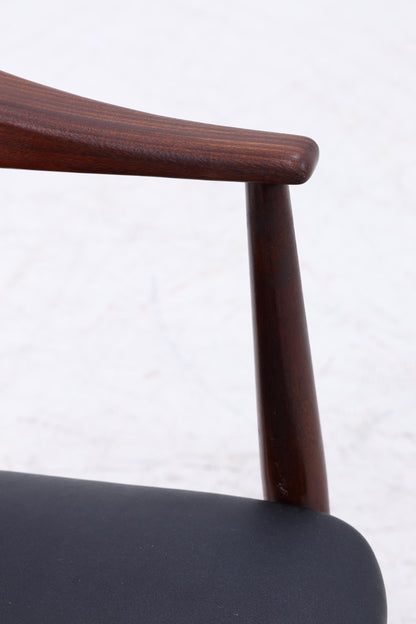 Vintage Teak Stuhl von Th. Harlev für Farstrup Møbler | Danish Design Mid Century Esszimmerstuhl