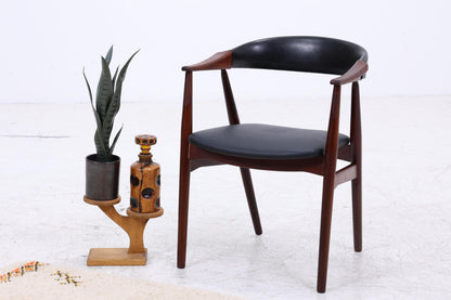 Vintage Teak Stuhl von Th. Harlev für Farstrup Møbler | Danish Design Mid Century Esszimmerstuhl