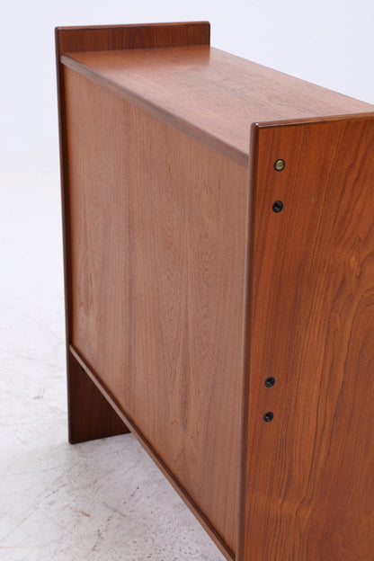 Vintage Teak Kommode mit Schiebetüren | Mid-Century Schrank Danish Modern