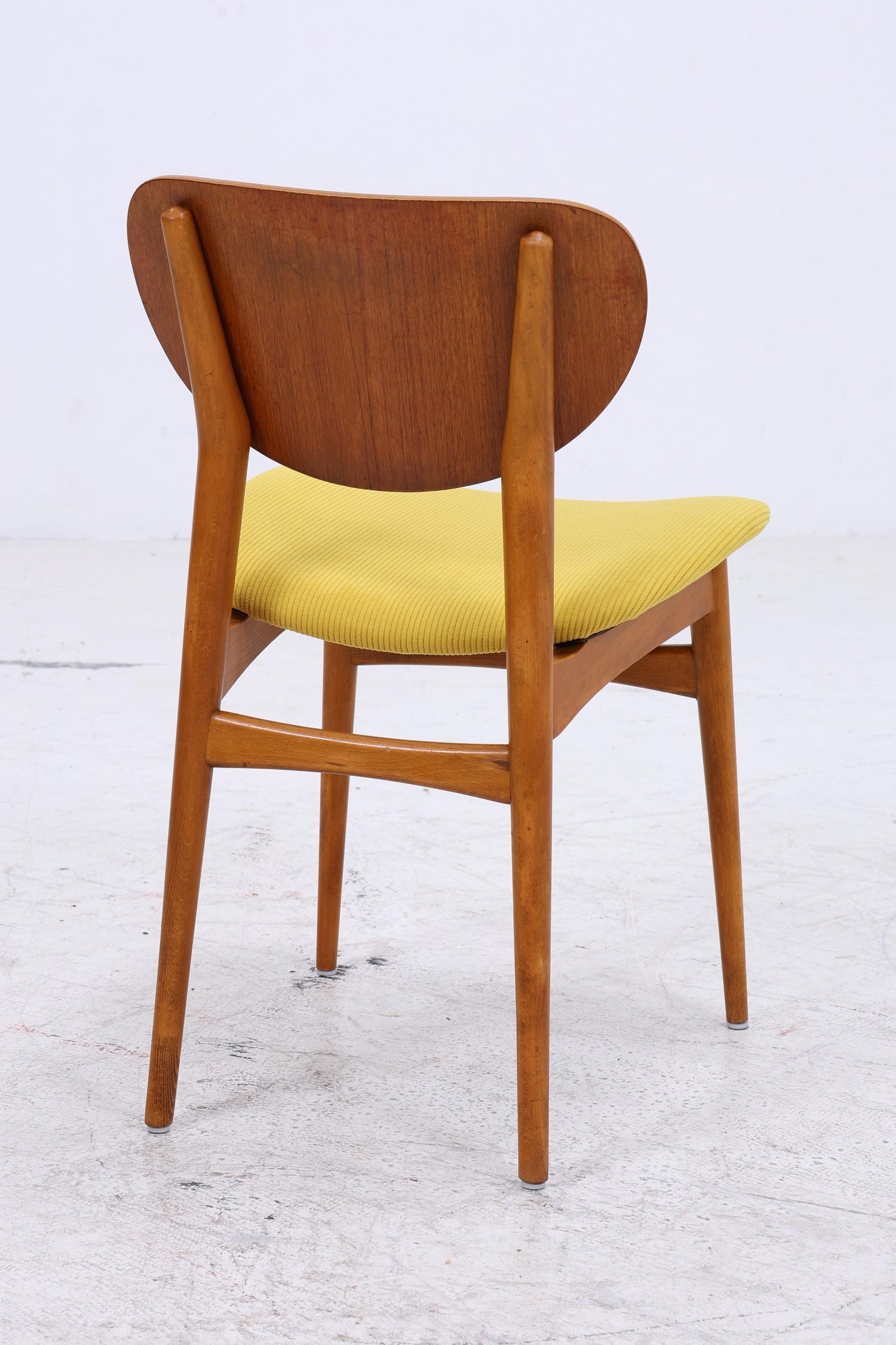 4er Set Vintage Teak Stühle | Mid Century Stuhl 60er Jahre | Danish Design Küchenstuhl Holz