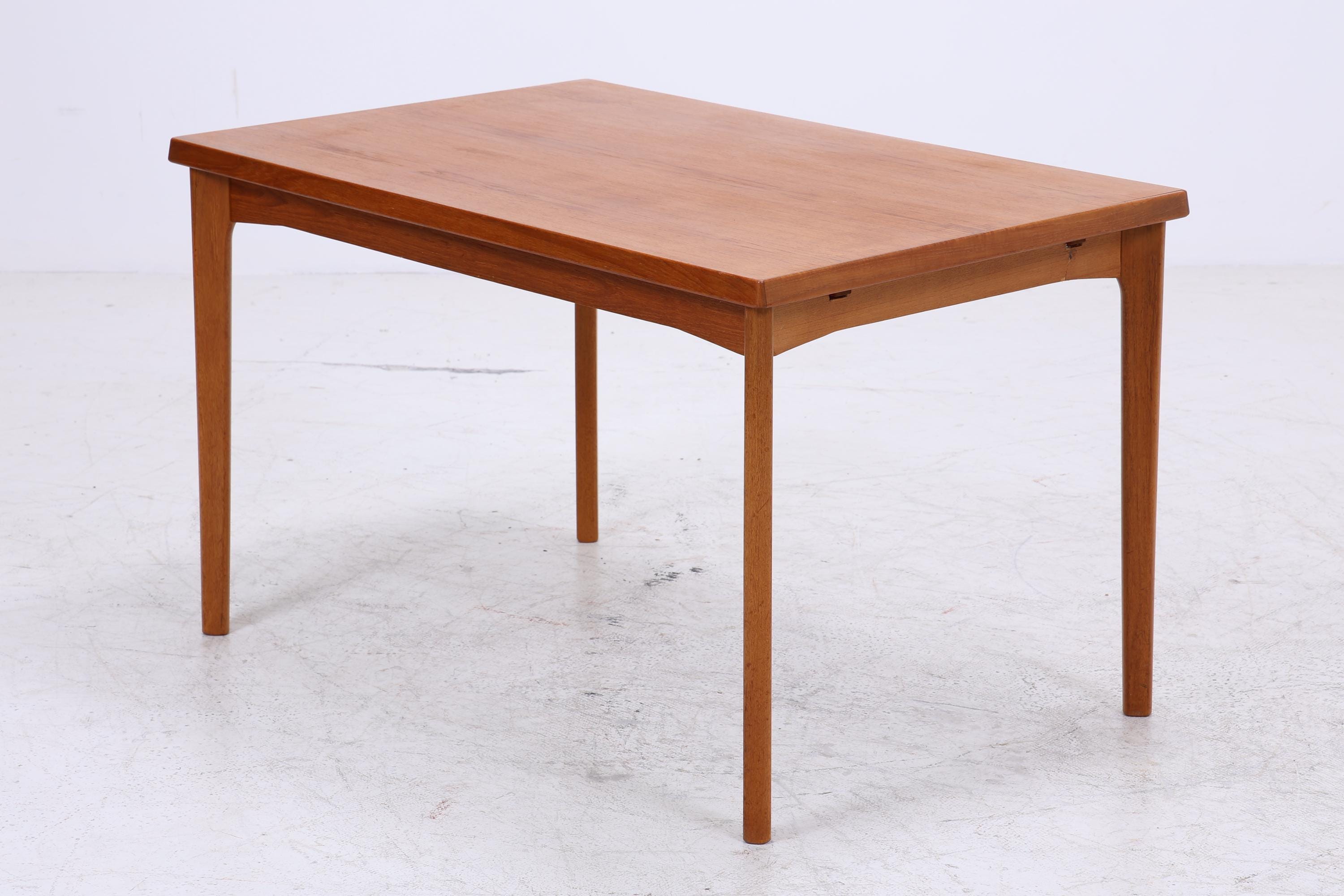 Vintage Teak Esstisch von Burchardt-Nielsen | Mid-Century Ausziehtisch Danish Design