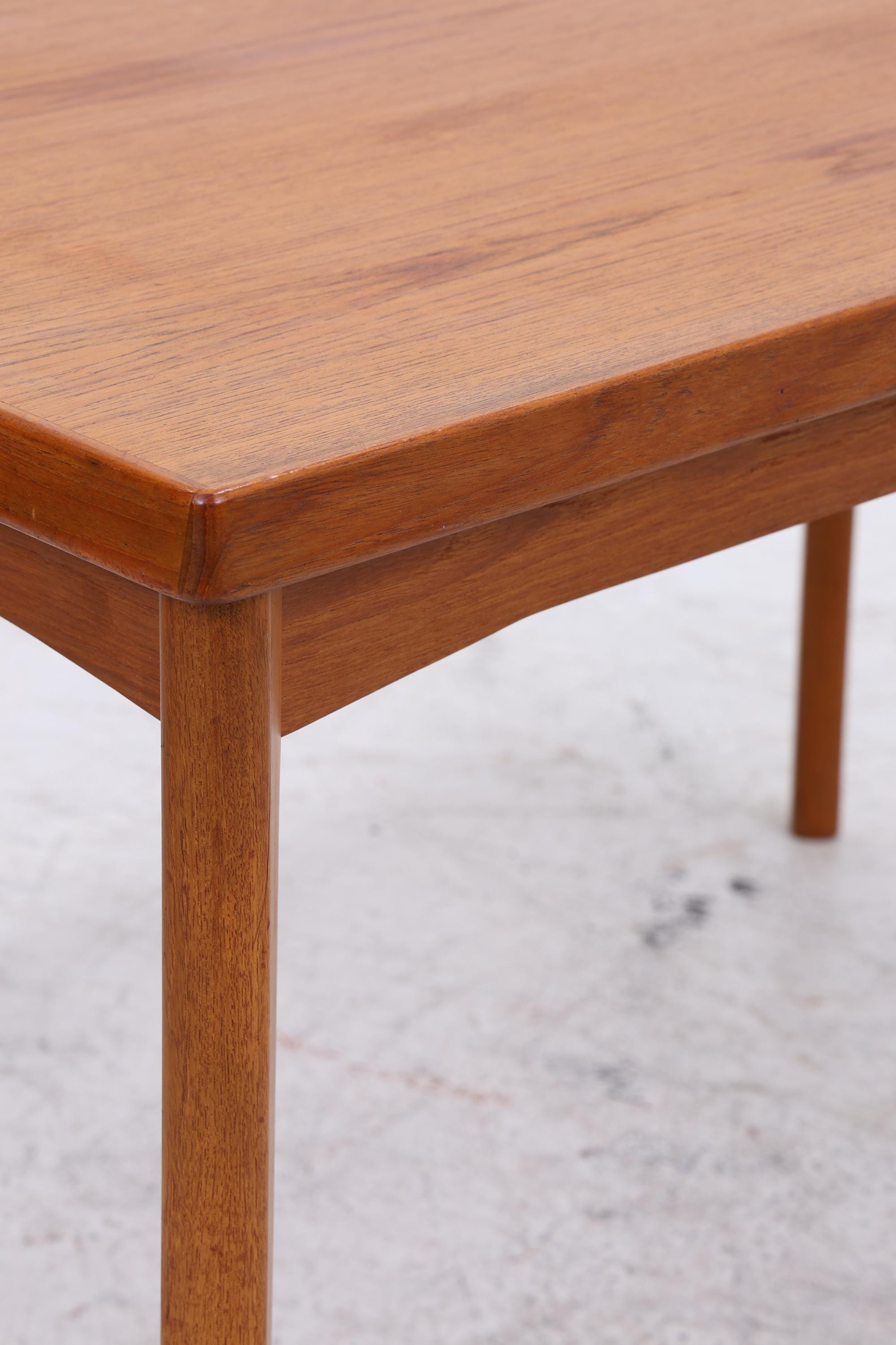 Vintage Teak Esstisch von Burchardt-Nielsen | Mid-Century Ausziehtisch Danish Design