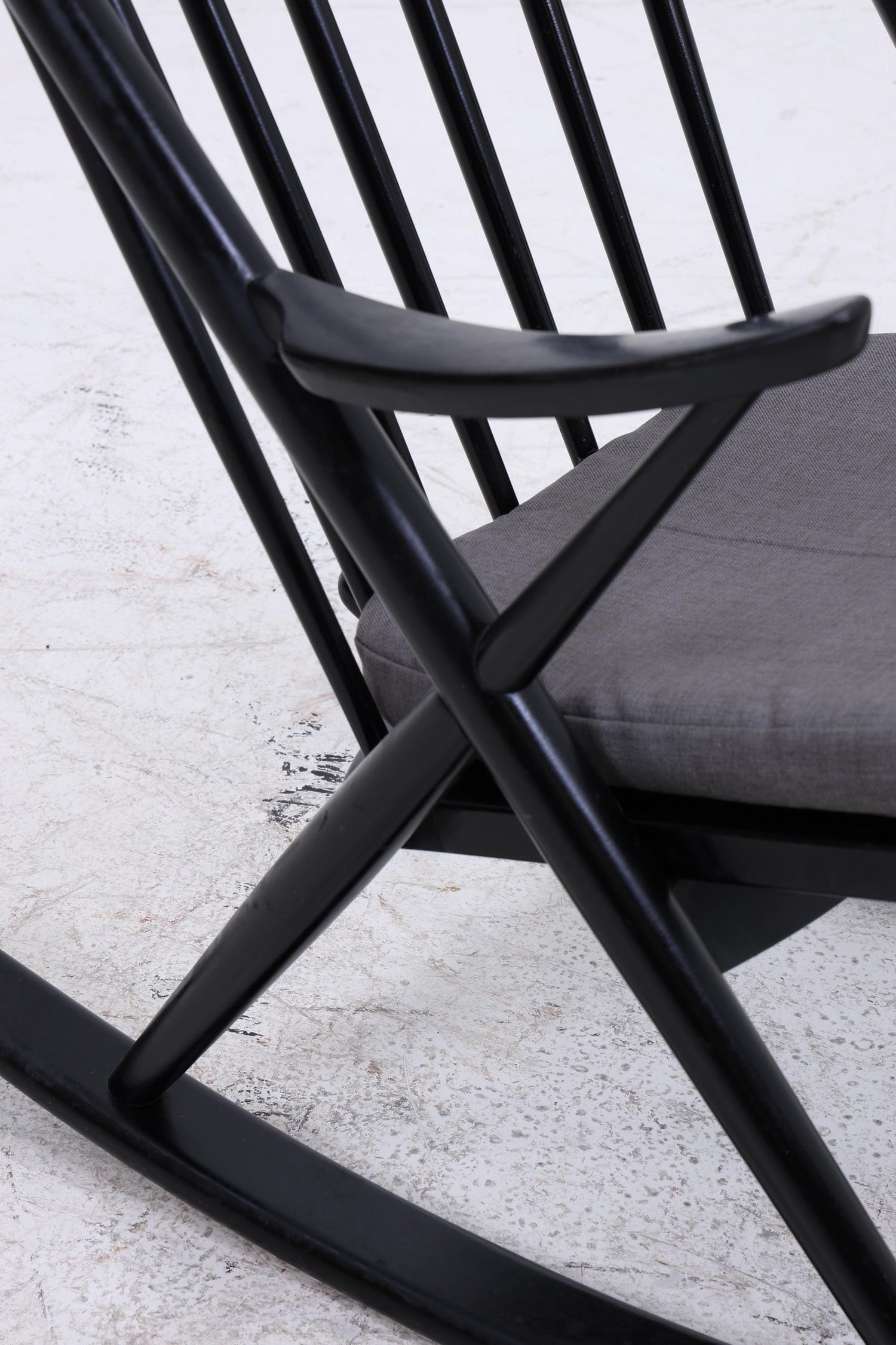 Vintage Schaukelstuhl Modell 182 Rocking Chair von Frank Reenskaug für Bramin | Danish Design Mid Century Sessel