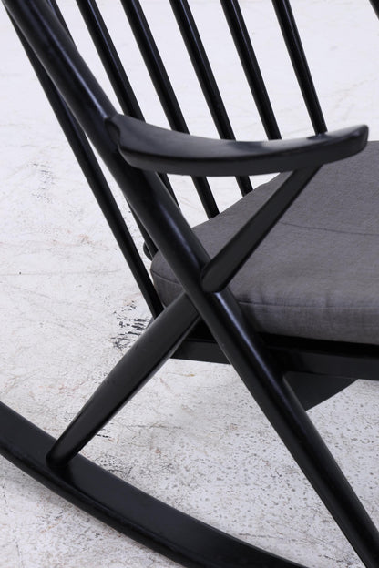 Vintage Schaukelstuhl Modell 182 Rocking Chair von Frank Reenskaug für Bramin | Danish Design Mid Century Sessel