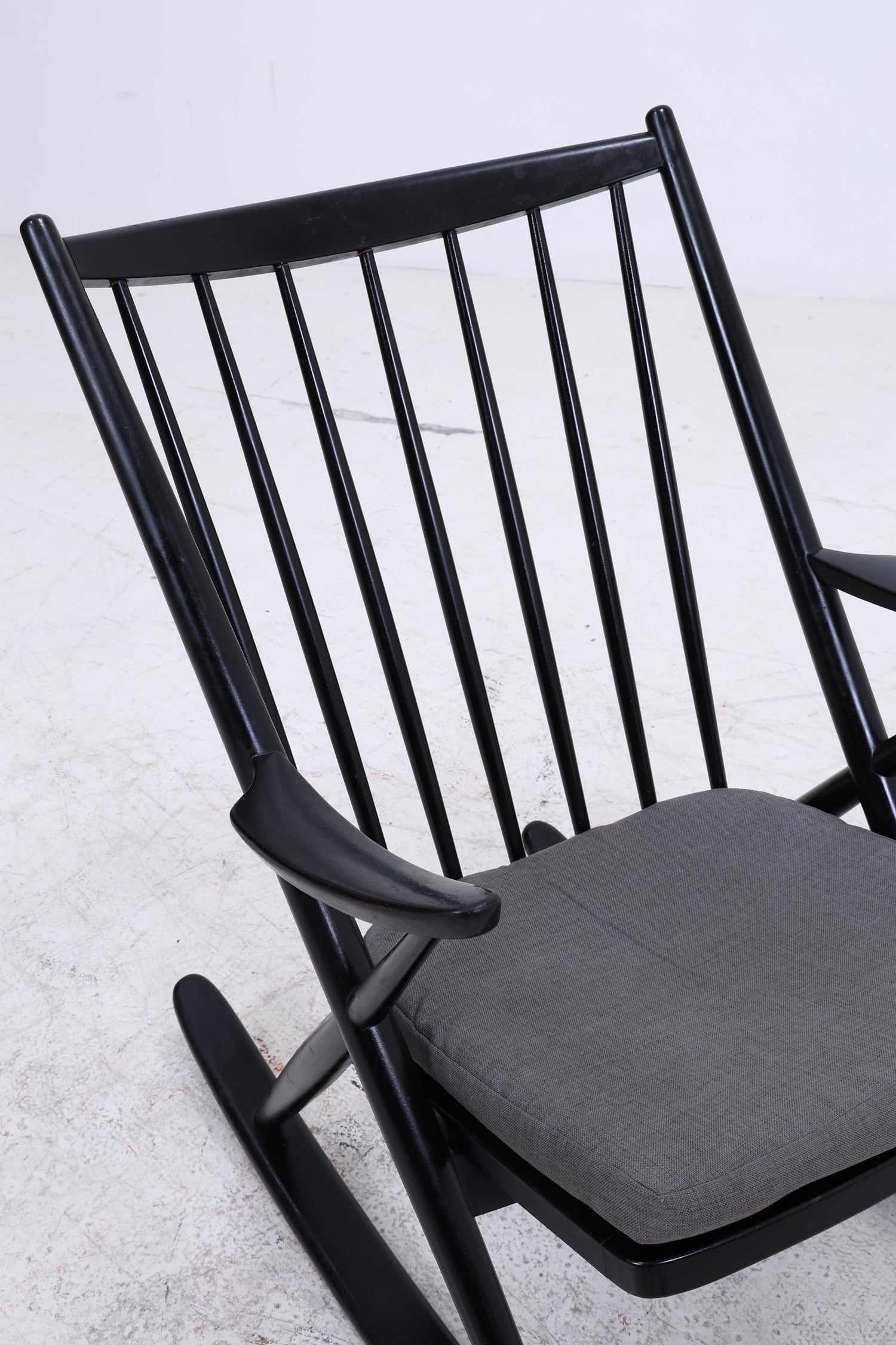 Vintage Schaukelstuhl Modell 182 Rocking Chair von Frank Reenskaug für Bramin | Danish Design Mid Century Sessel