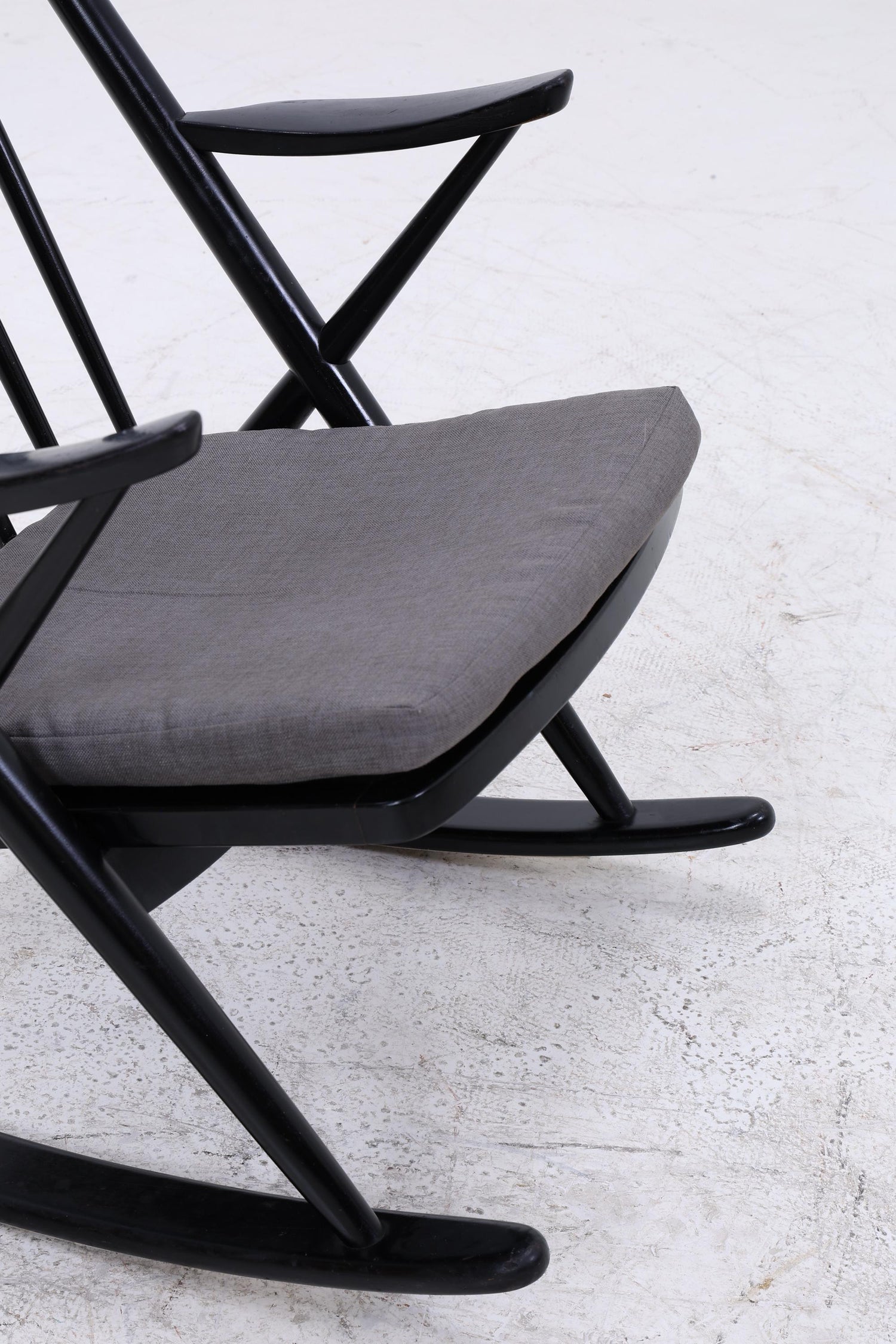 Vintage Schaukelstuhl Modell 182 Rocking Chair von Frank Reenskaug für Bramin | Danish Design Mid Century Sessel