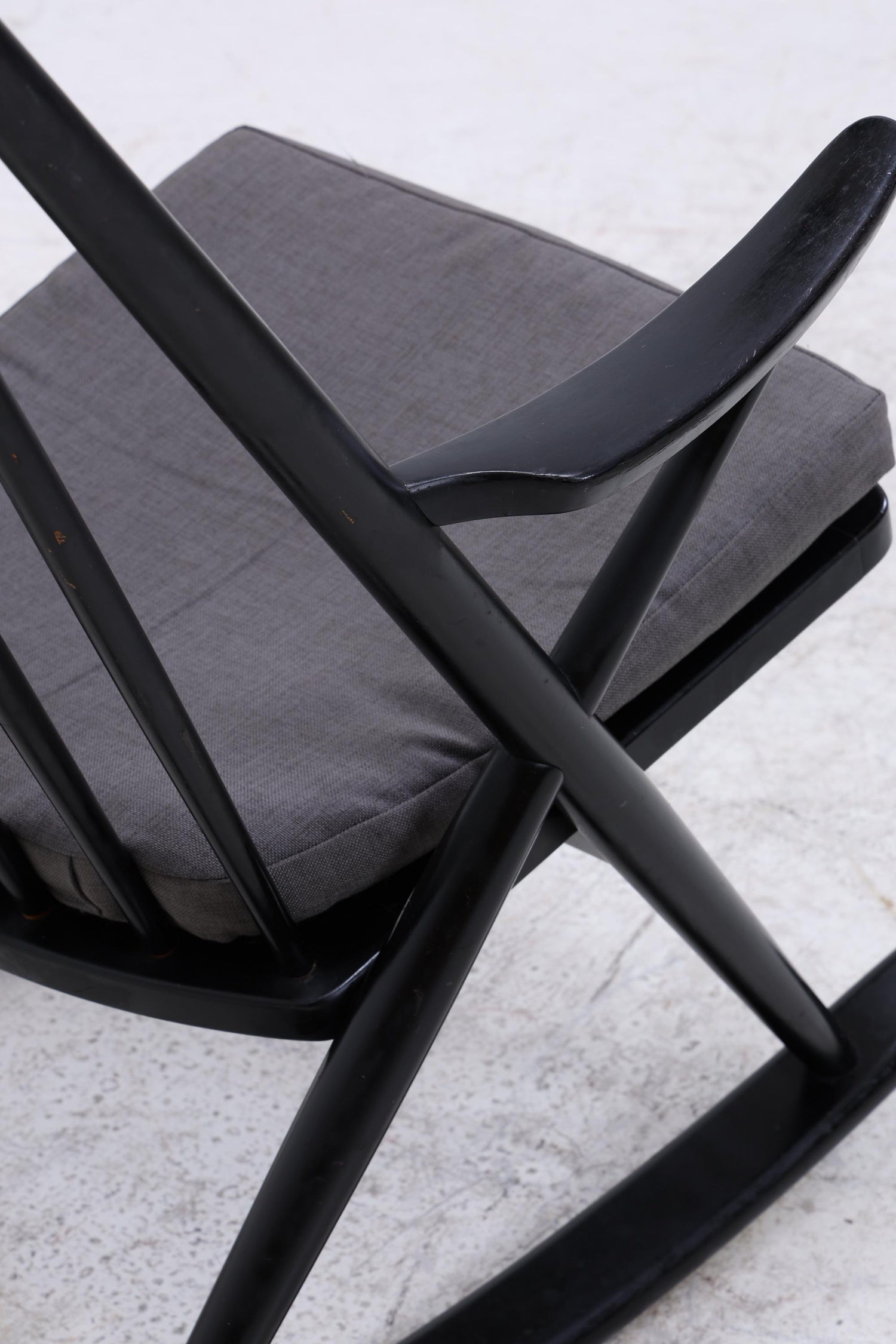 Vintage Schaukelstuhl Modell 182 Rocking Chair von Frank Reenskaug für Bramin | Danish Design Mid Century Sessel