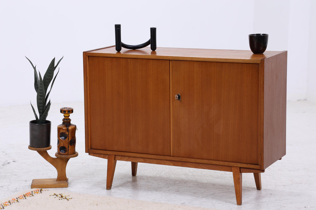Vintage Kommode 60er | Mid Century Schrank | Retro Holz Aufbewahrung