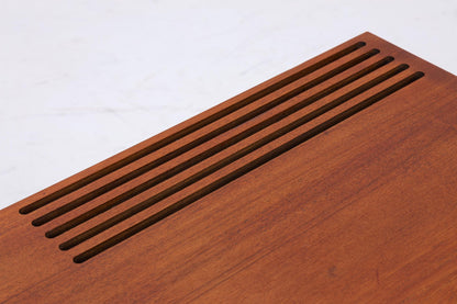 Vintage Teak Barschrank von Bernadotte &amp; Björn für Atlas Silkeborg | Mid Century Minibar mit Kühlschrank