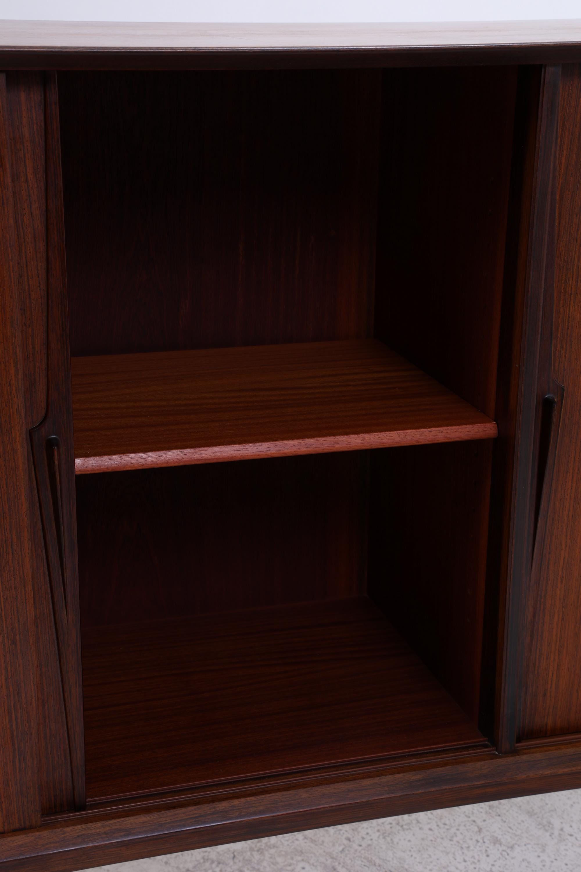 Vintage Palisander Highboard von Omann Jun | Mid Century Sideboard Schubladen Schrank Holz Aufbewahrung