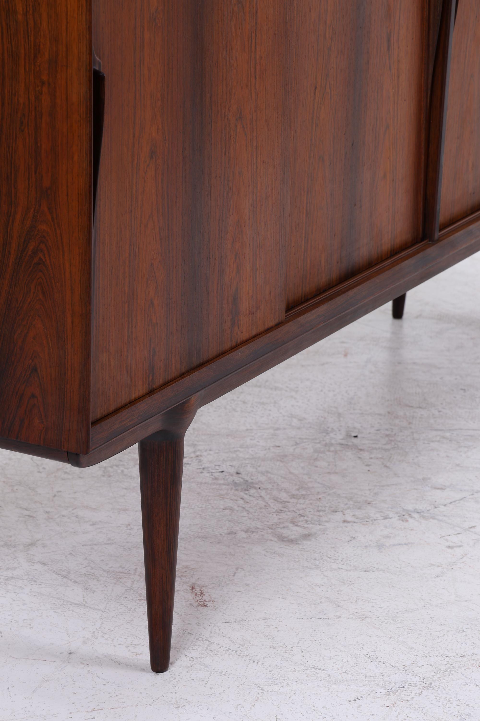 Vintage Palisander Highboard von Omann Jun | Mid Century Sideboard Schubladen Schrank Holz Aufbewahrung